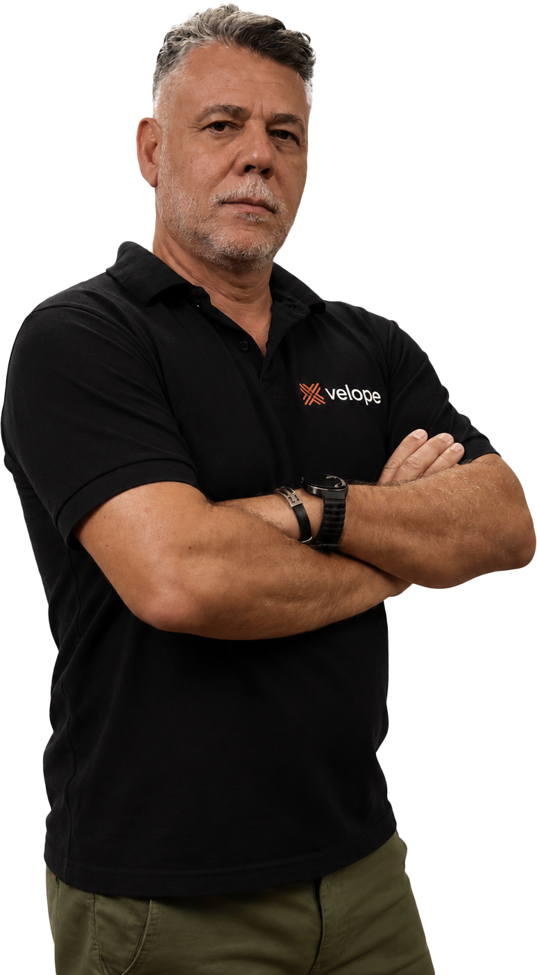 Mario Marden, instrutor Velope Start
